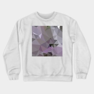 Antique Fuchsia Purple Abstract Low Polygon Background Crewneck Sweatshirt